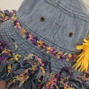 Colorful Denim Kids Hat